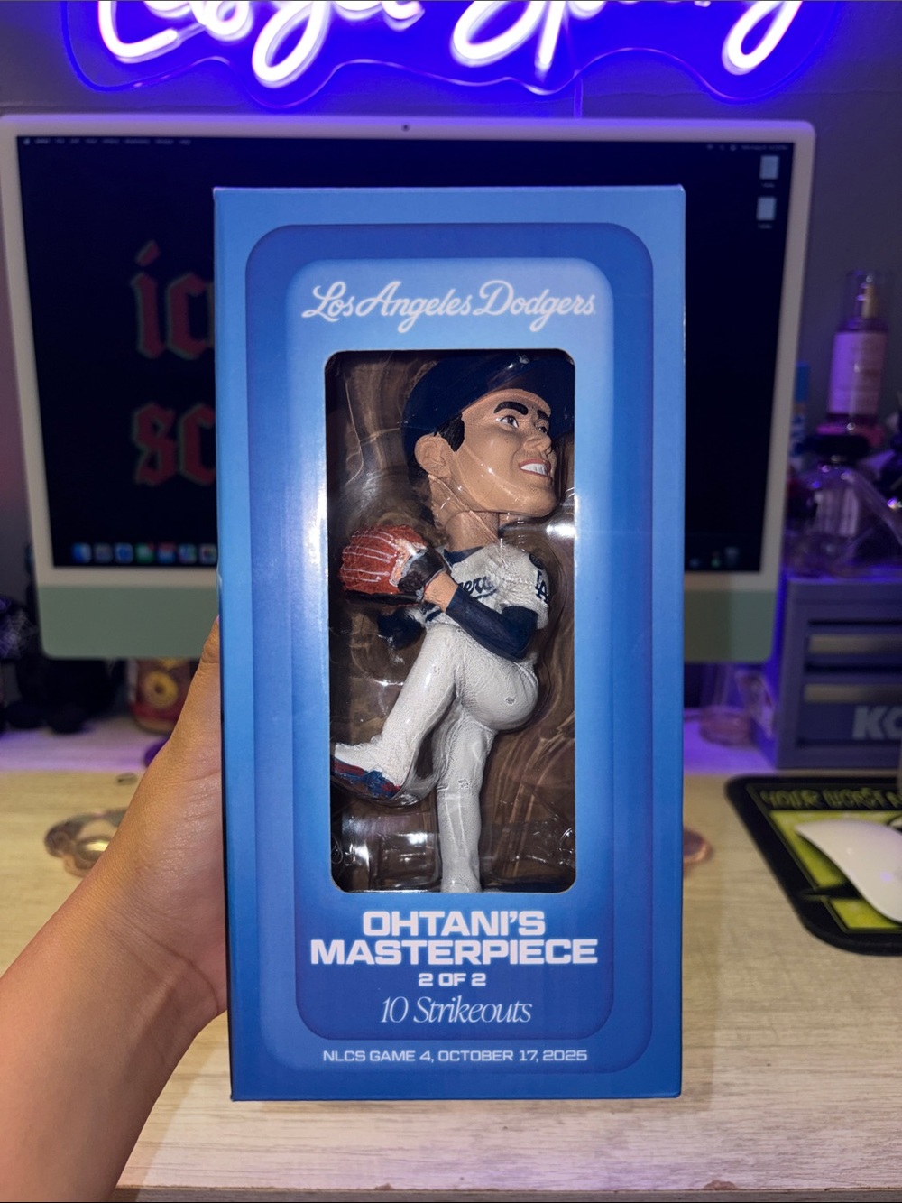 Los Angeles Dodgers Blue Ohtani Collectible Bobblehead
